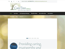 Tablet Screenshot of caretreehealthcare.com